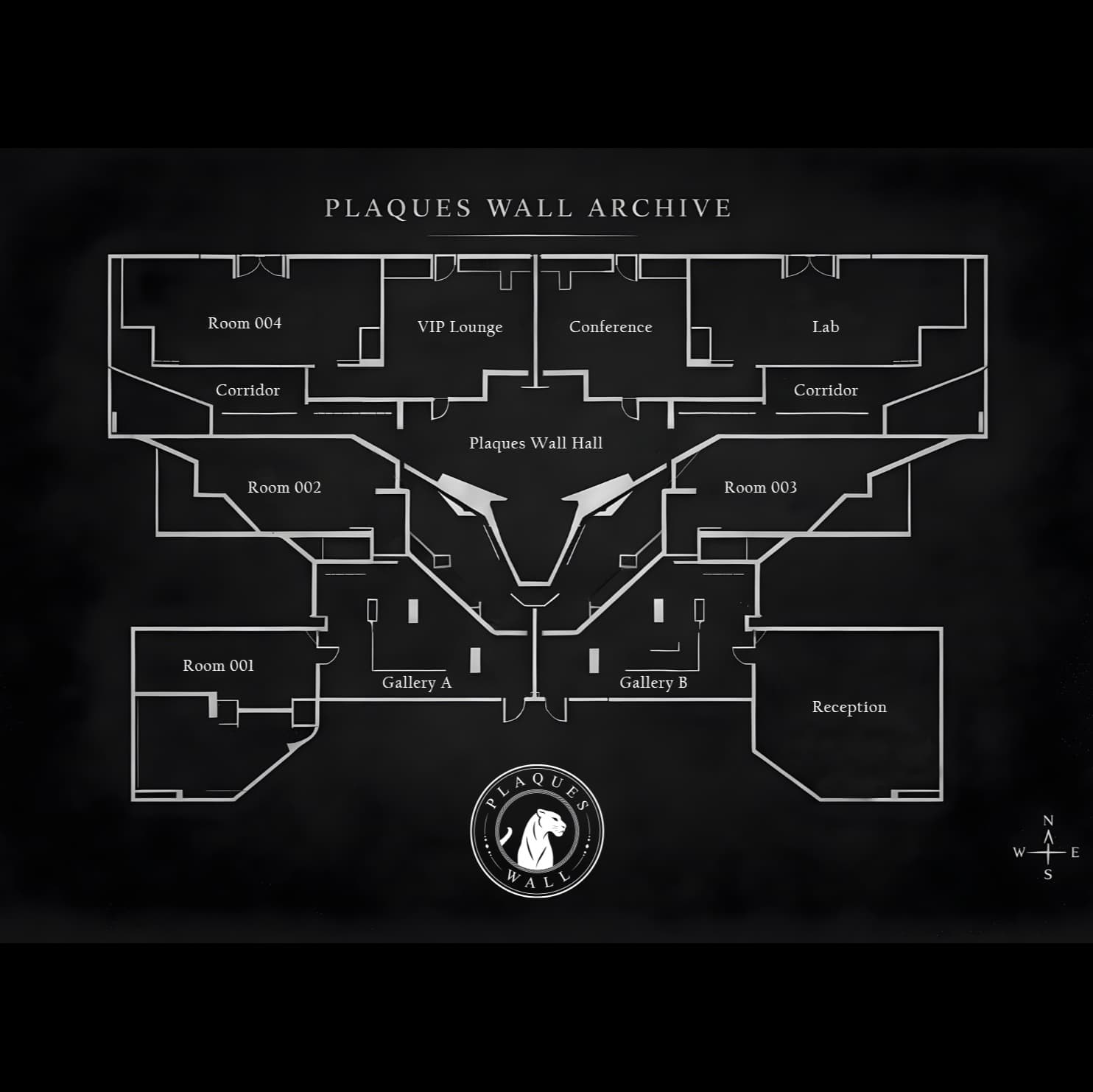 Global map of Plaques Wall