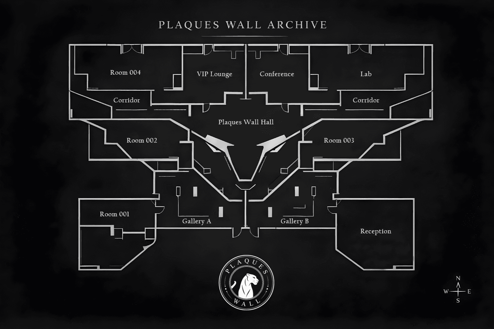 Global map of Plaques Wall